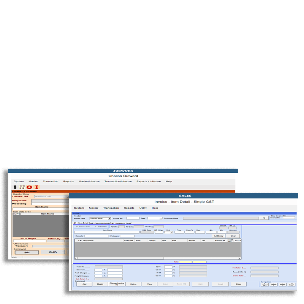 jobwork sales windows software